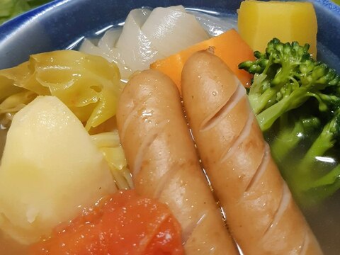 簡単なのに豪華に見える？！ゴロゴロ野菜のポトフ♪